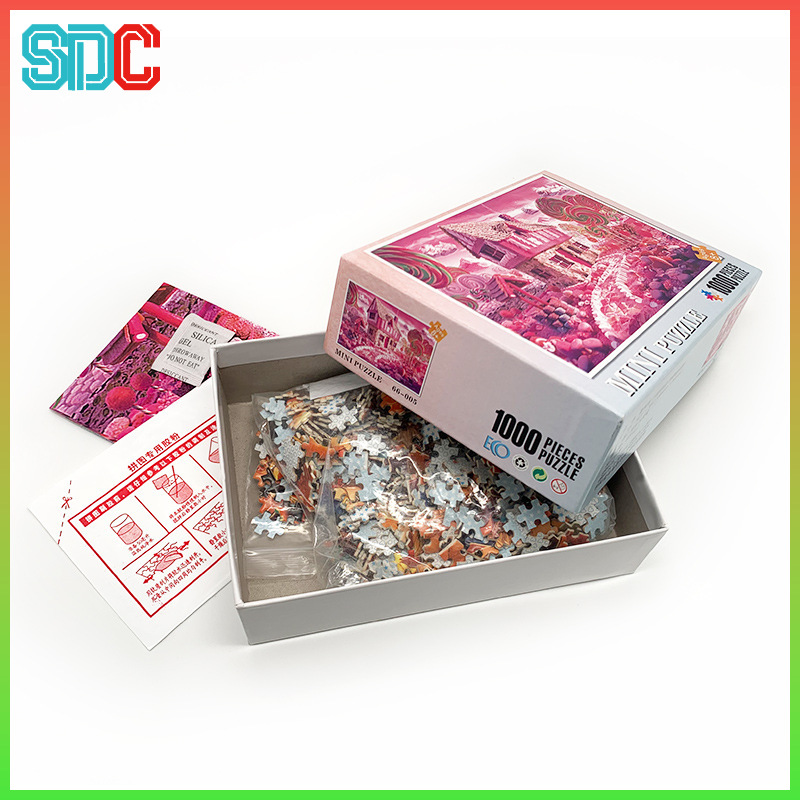 Kids Toys Under 1000 - 1000 Stuks Mini Puzzels Zwart Hell