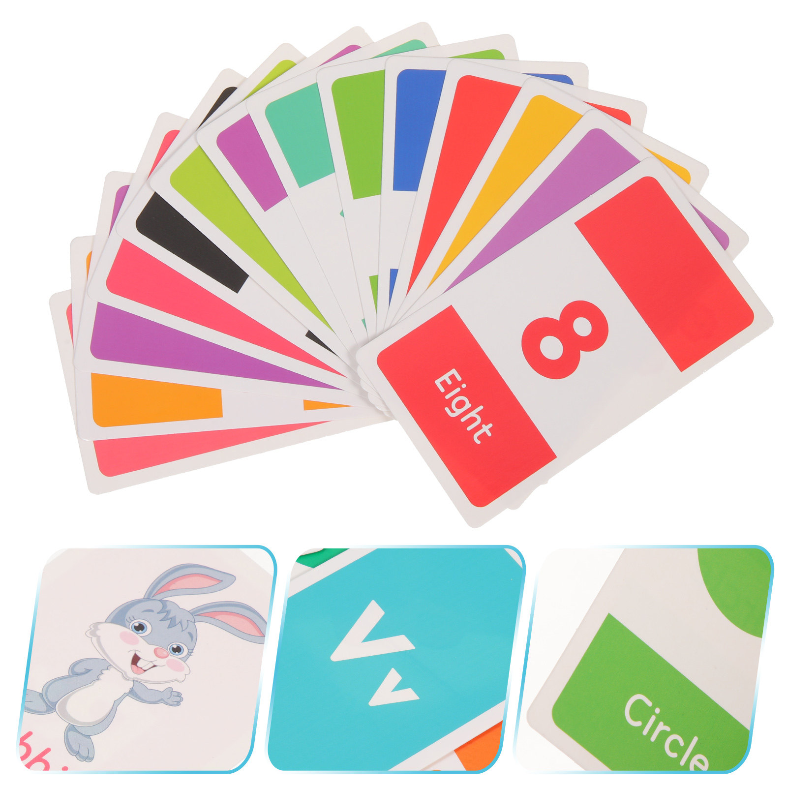 Educational Flash Card - 58 stuks educatieve flitskaarten voor kinderen,