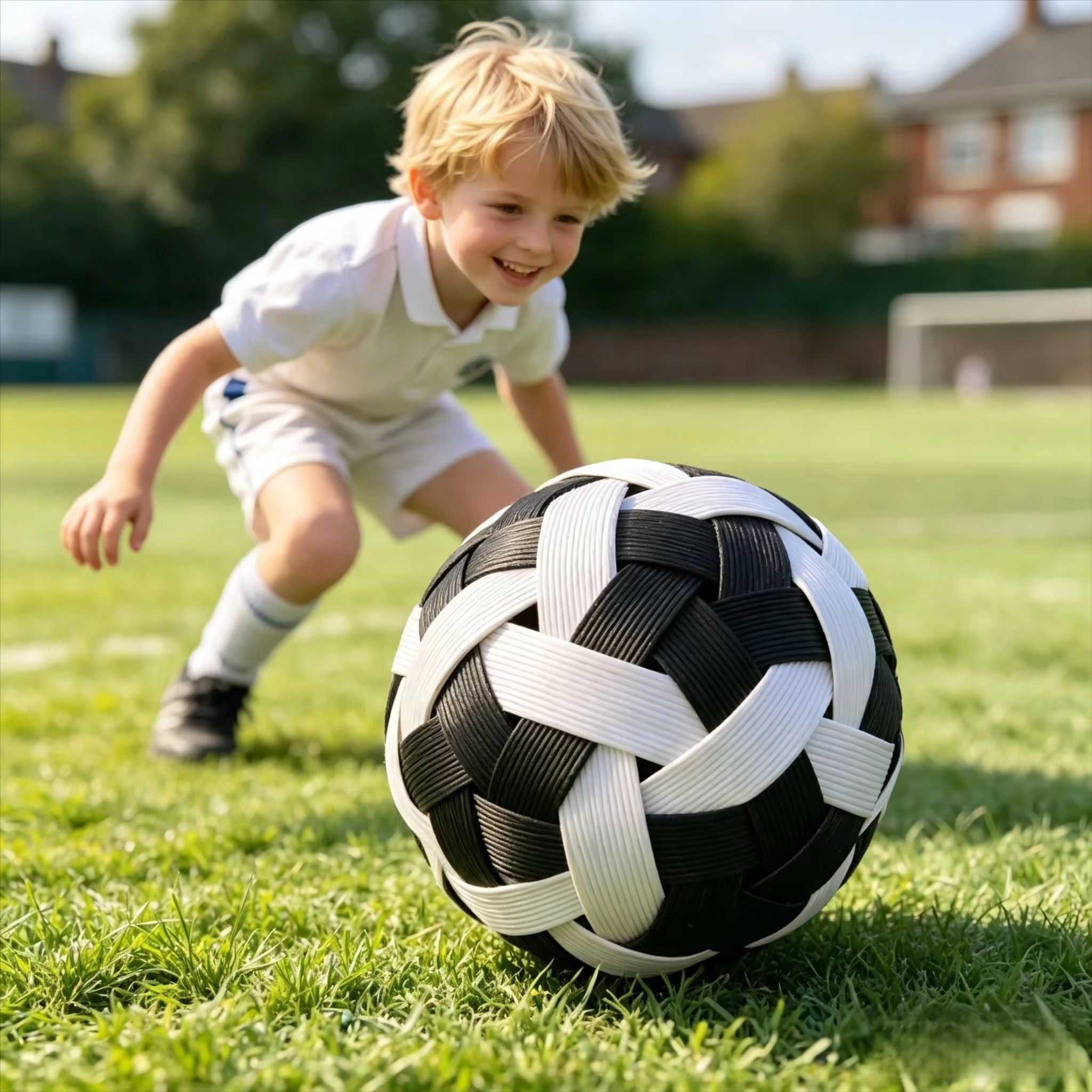Kids Toys And Games - Kinderen Sepak Takraw Rotan Bal Handgeweven