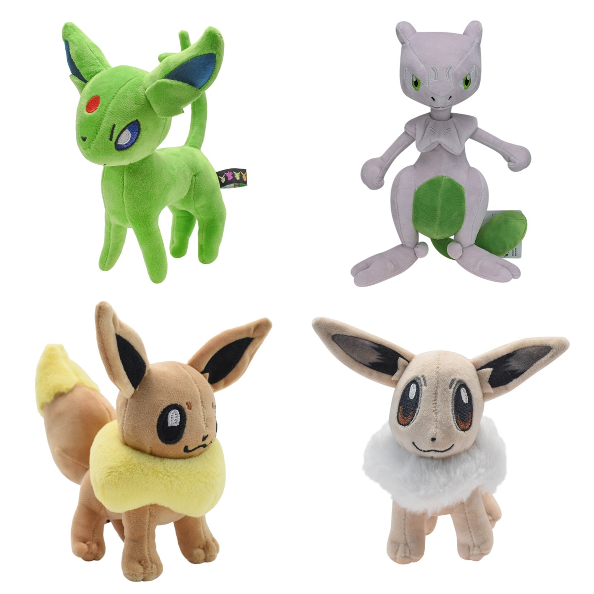Kids Toys Doll - Zachte Pokemon knuffels, glanzende Espeon, Mewtwo,