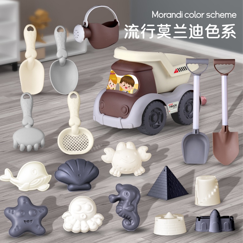 Kinetic Sand Mold - Plastic strandzandwalvorm voor kinderen met emmer,