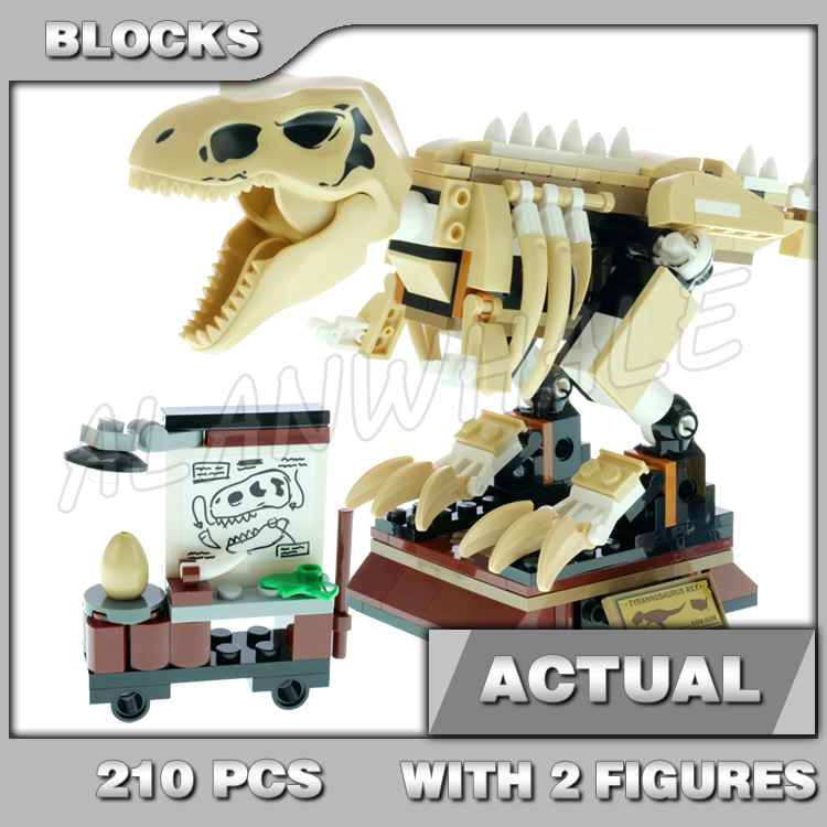 Kids Toys Christmas 2025 - 210pcs Jurassic World Dinosaur Fossil Tentoonstelling