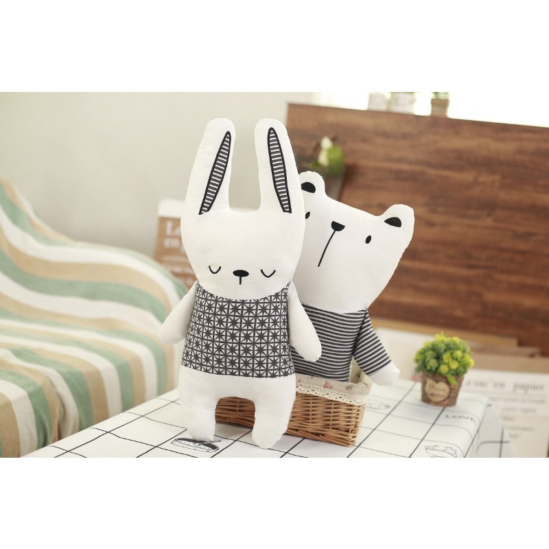 Kids Toys New Born - Katoenen knuffelpop konijn beer eenhoorn pluche