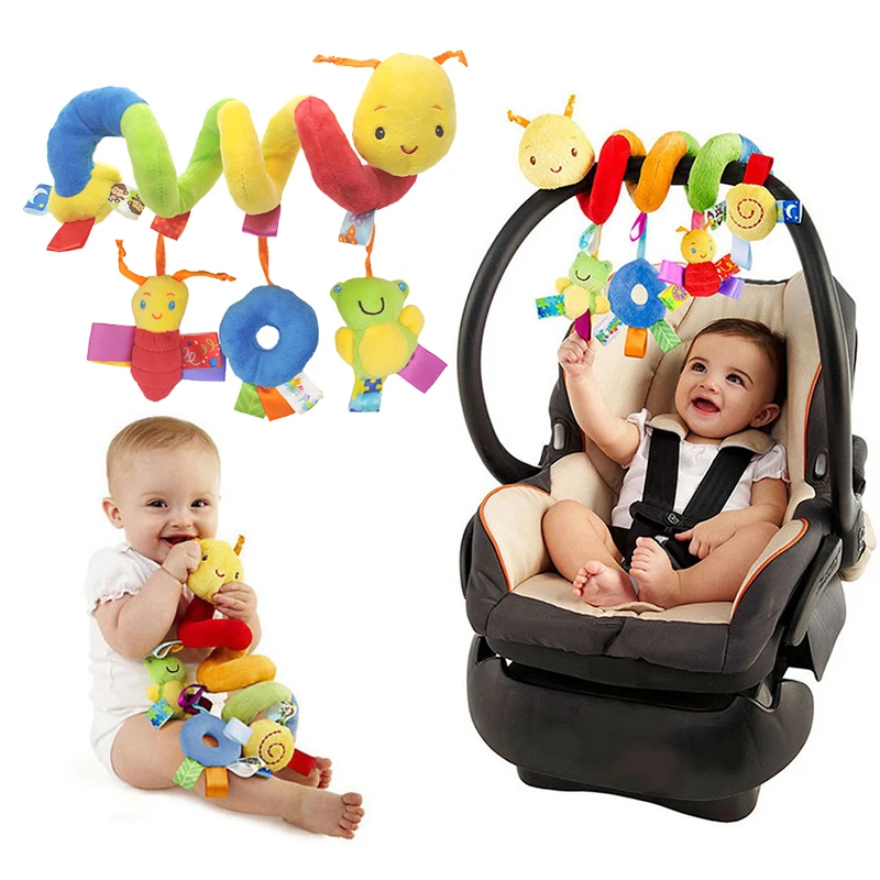 Kids Toys New Born - Babyhangspeelgoed, rammelaars, autostoel speelgoed, zachte mobielen,