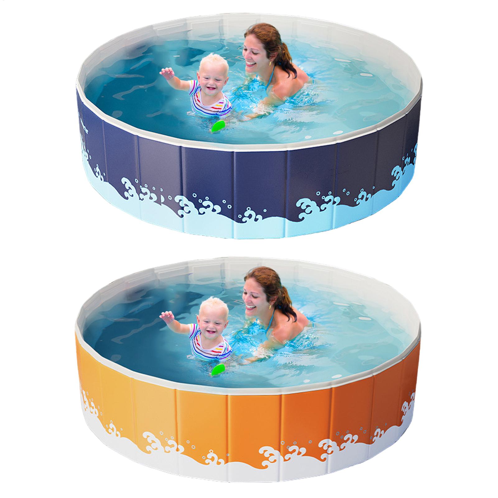 Kids Yard Toys - Zwembad Slijtvast Draagbaar Opvouwbaar Zwembad Zwemgereedschap