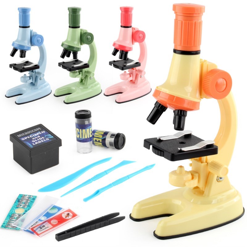 Microscope Kids Science - Kinderen Wetenschapsmicroscoop LED-licht HD Educatief STEM