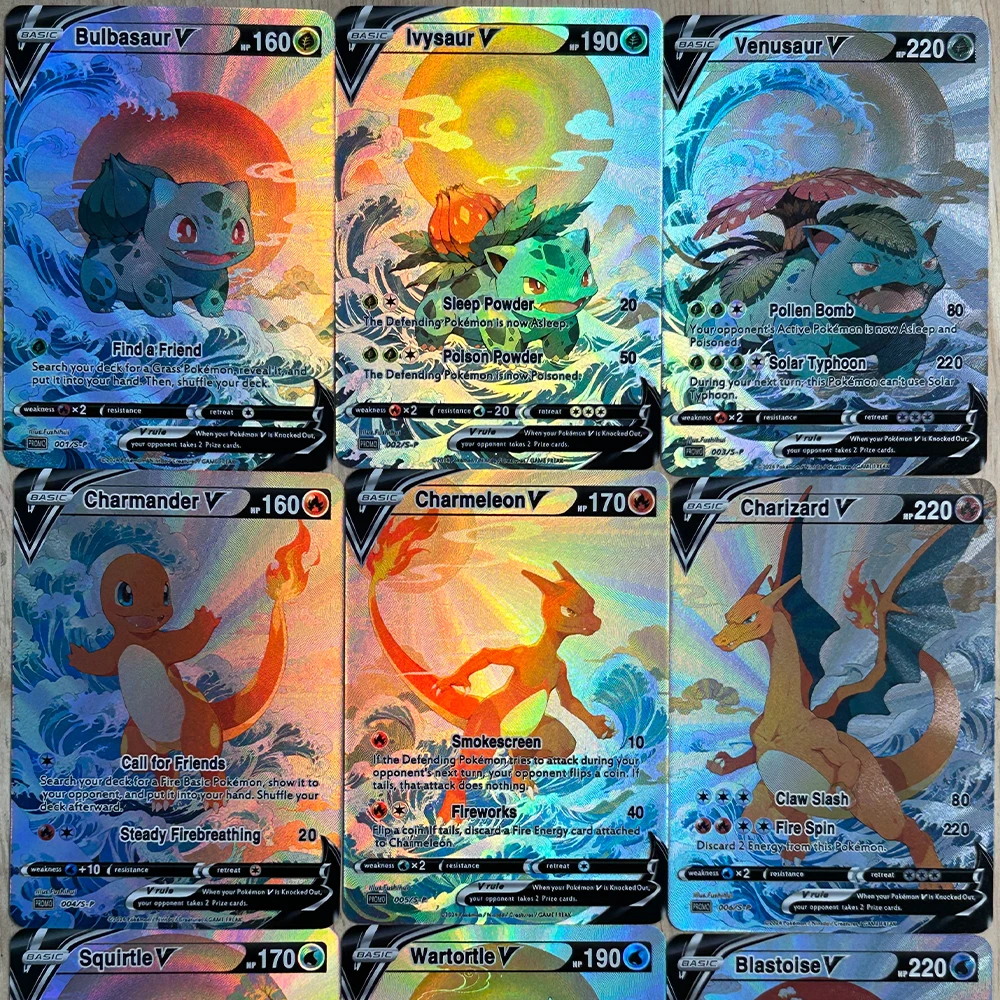 Card Game Kids - 9 stks/set DIY Anime PTCG Collection