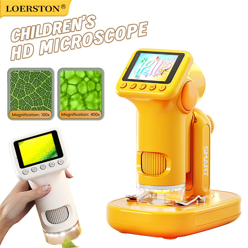 Microscope Kids Science - 1600X Handheld Microscoop 2 Inch Scherm