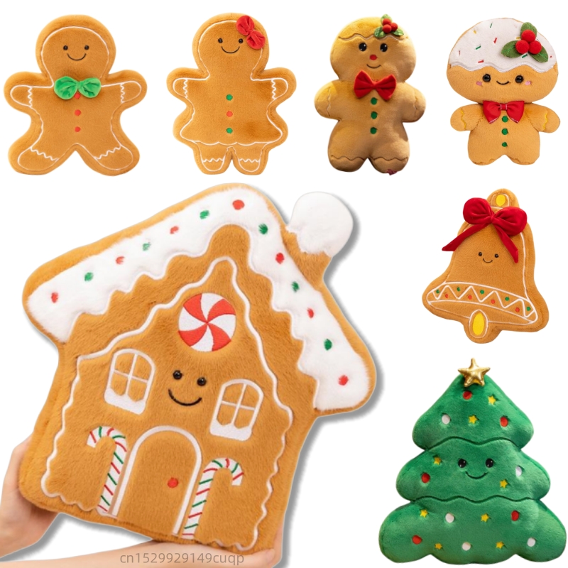 Kids Toys Christmas 2025 - Cartoon Fun 2025 Kerst Peperkoek Pluche
