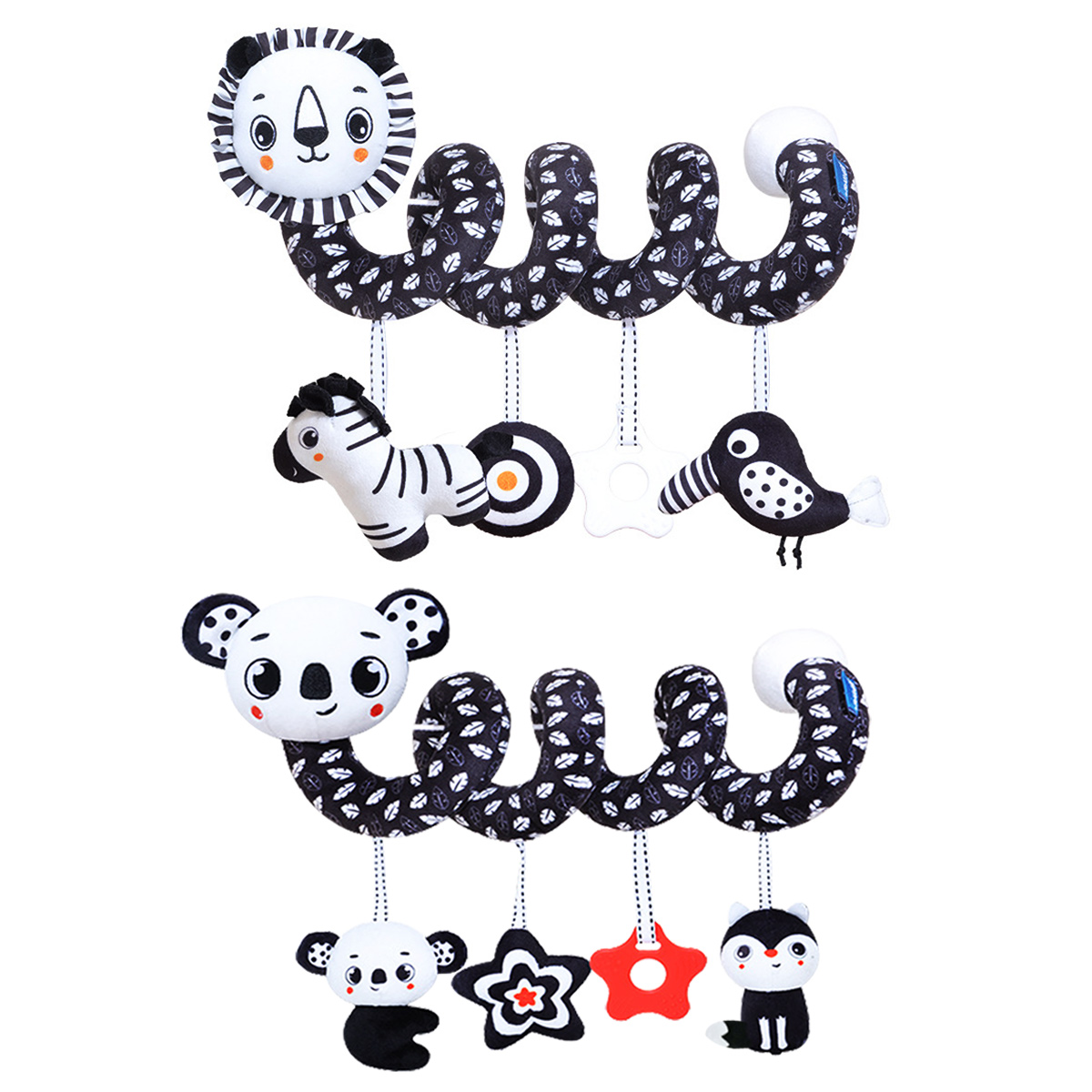 Kids Toys New Born - Baby pluche spiraal hangend speelgoed voor