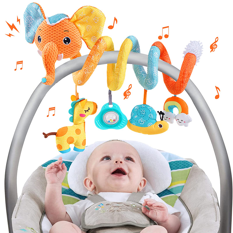 Kids Toys New Born - Autostoel Speelgoed Baby Kleur Olifant Wandelwagen