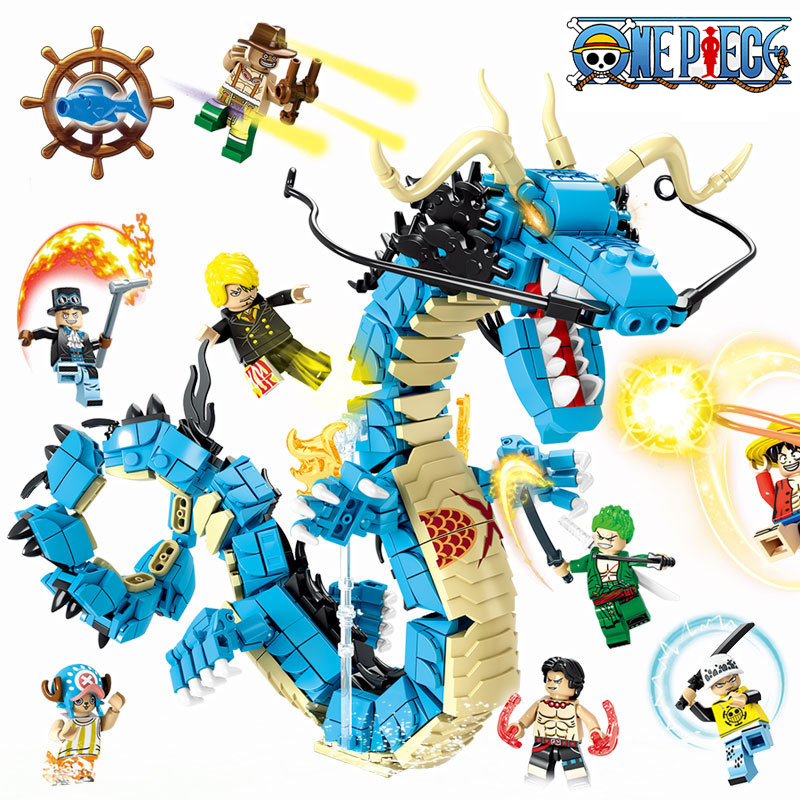 Kids Toys Blocks - Een Stuk Bouwstenen Blind Box Luffy