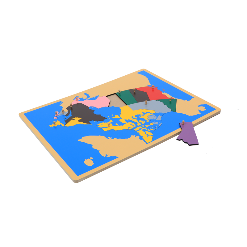 Houten kaartpuzzel van Canada  - Kids Toys Canada recensie en prijs