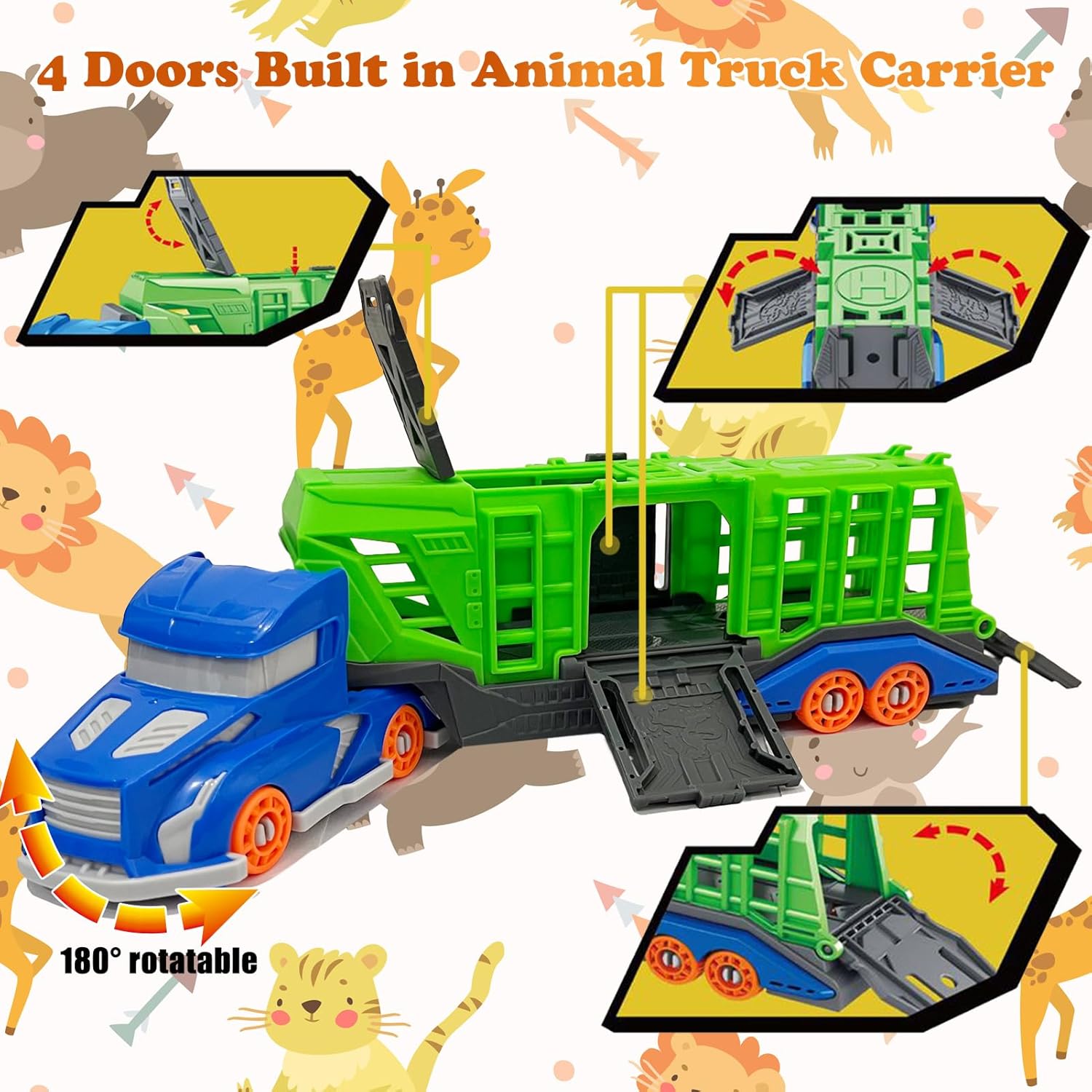 Dinosaurus dieren transportvoe - Kids Toys Dinosaur recensie en prijs