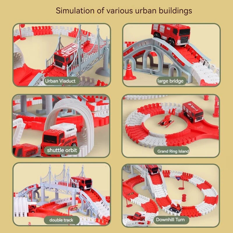 Brandweerwagen Spoor Assembler - Kids Toys Supplier recensie en prijs