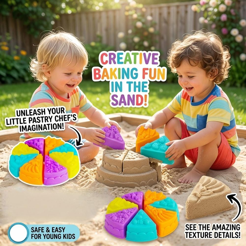 Taartvormige zandvormenset, dr - Kinetic Sand Mold recensie en prijs
