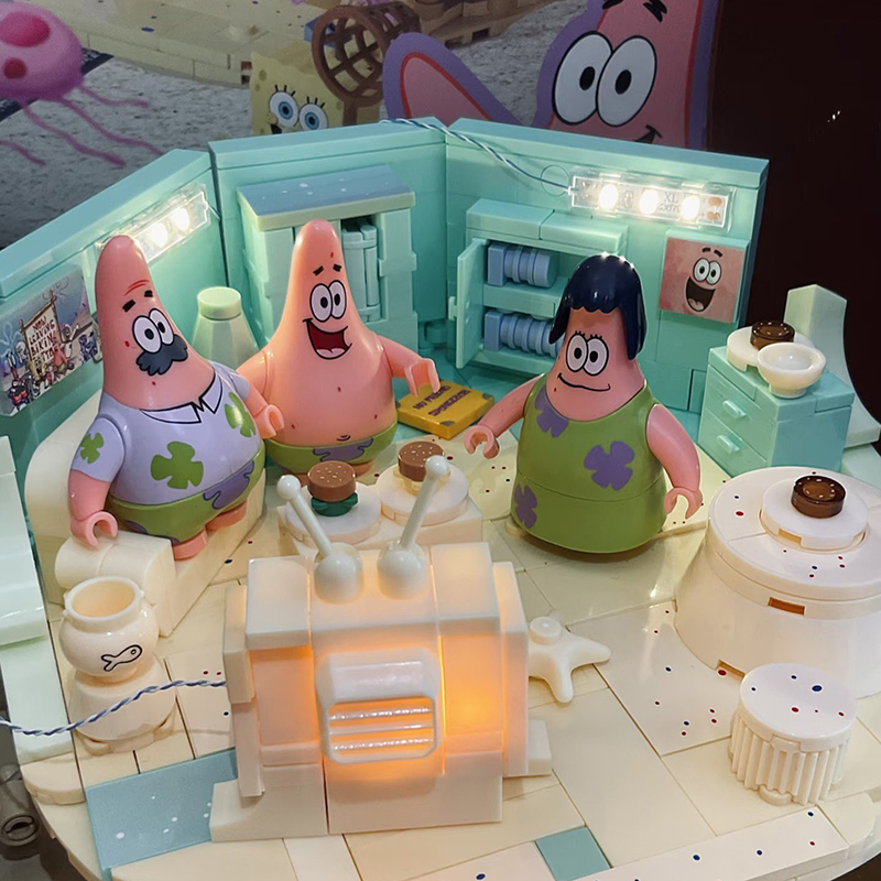 Spongebob Patrick Star Rock Ho - Kids Toys Blocks recensie en prijs