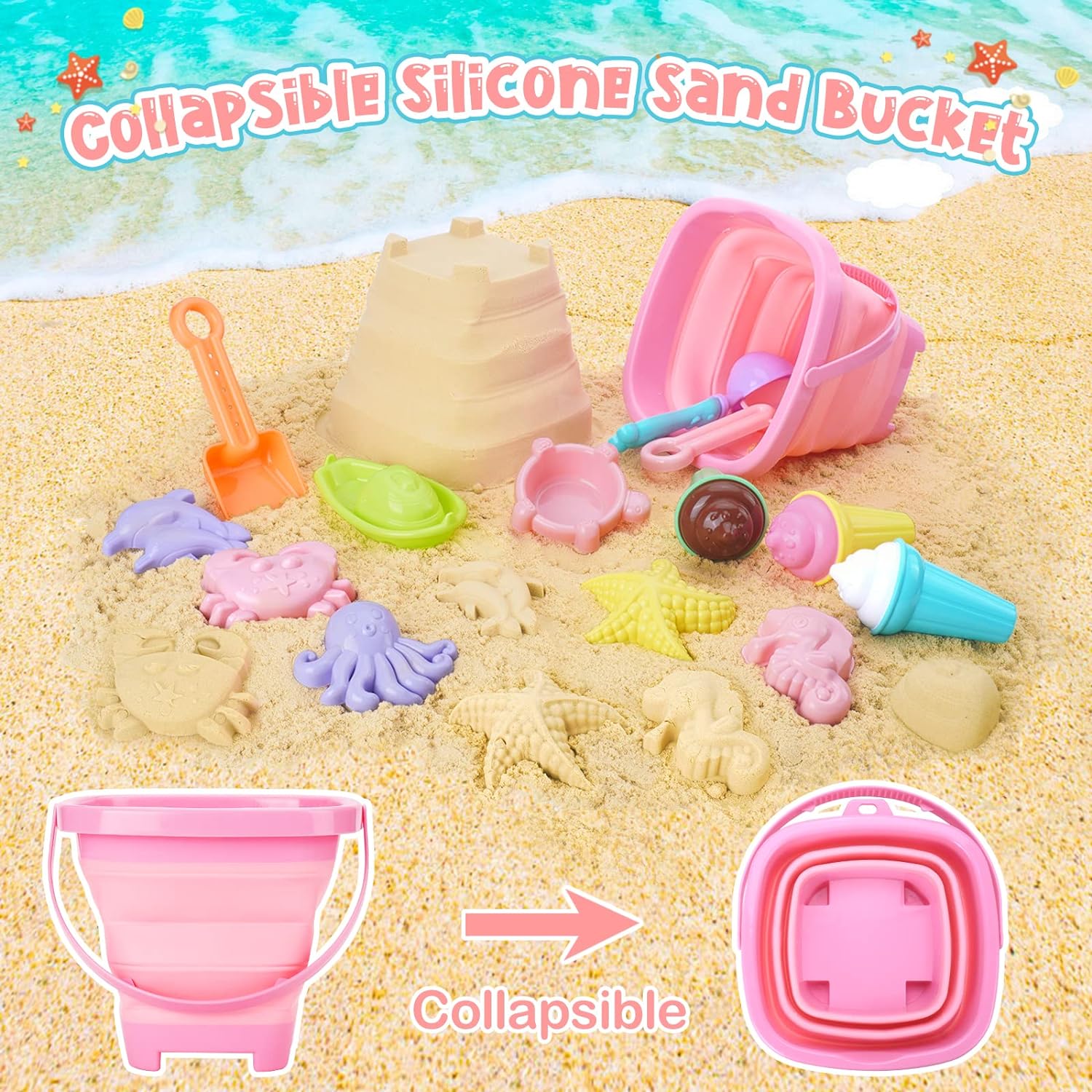 20 Stuks Strand Speelgoed Set  - Kinetic Sand Mold recensie en prijs