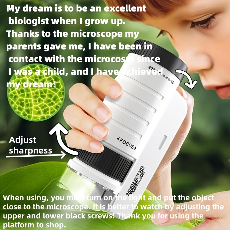 Handheld Microscoop Kit Lab Ho - Microscope Kids Science recensie en prijs