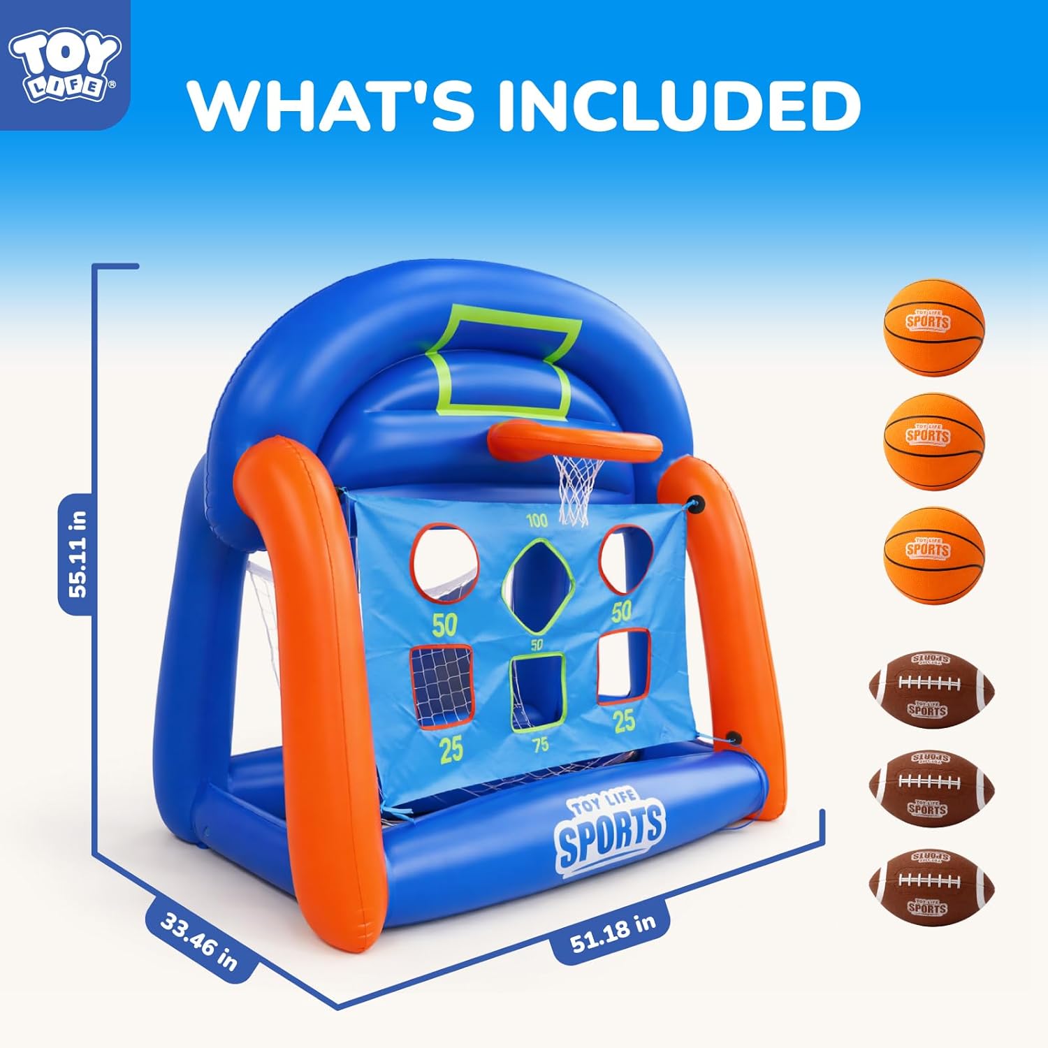 Opblaasbare multi-sport zwemba - Kids Toys And Games recensie en prijs