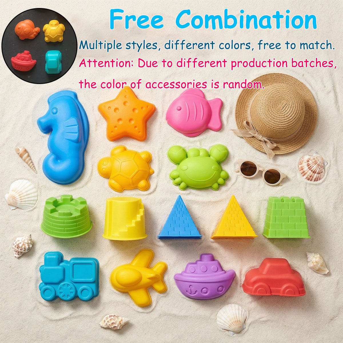Kleine creatieve strandvormens - Kinetic Sand Mold recensie en prijs