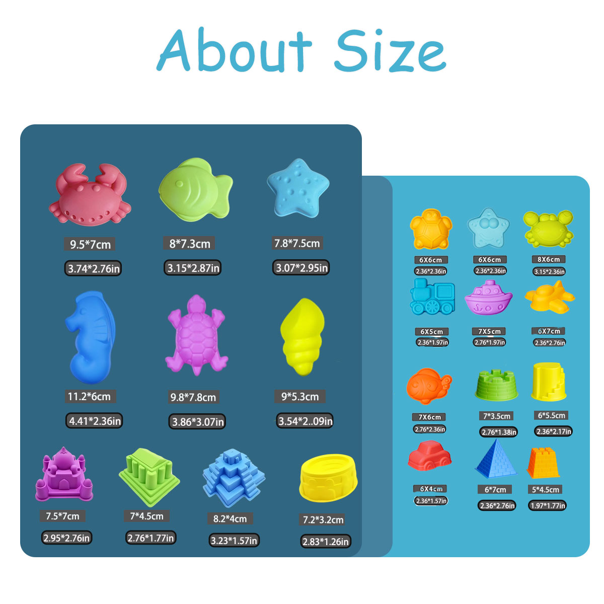 Kleine creatieve strandvormens - Kinetic Sand Mold recensie en prijs