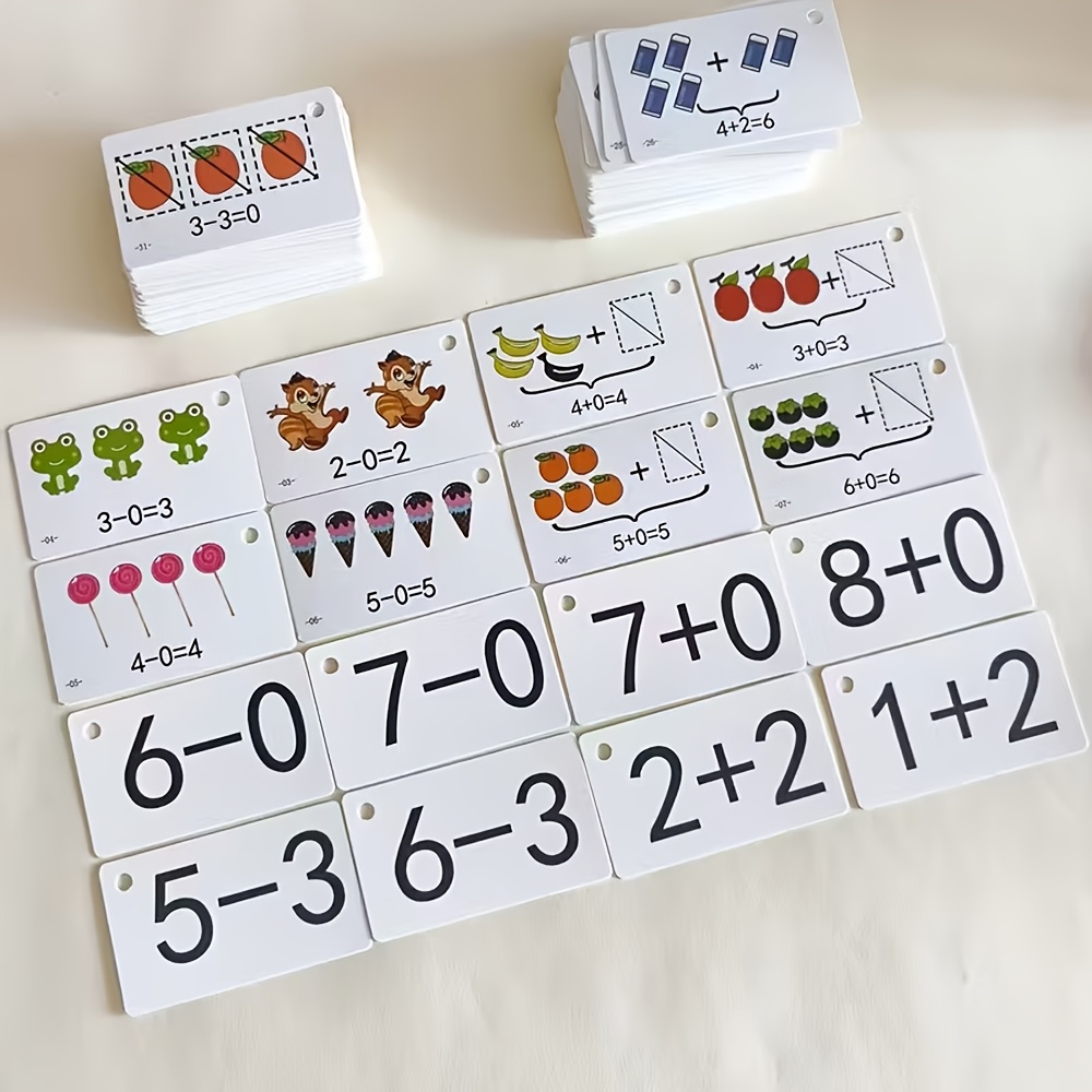 132 kaarten met optel- en aftr - Educational Flash Card recensie en prijs