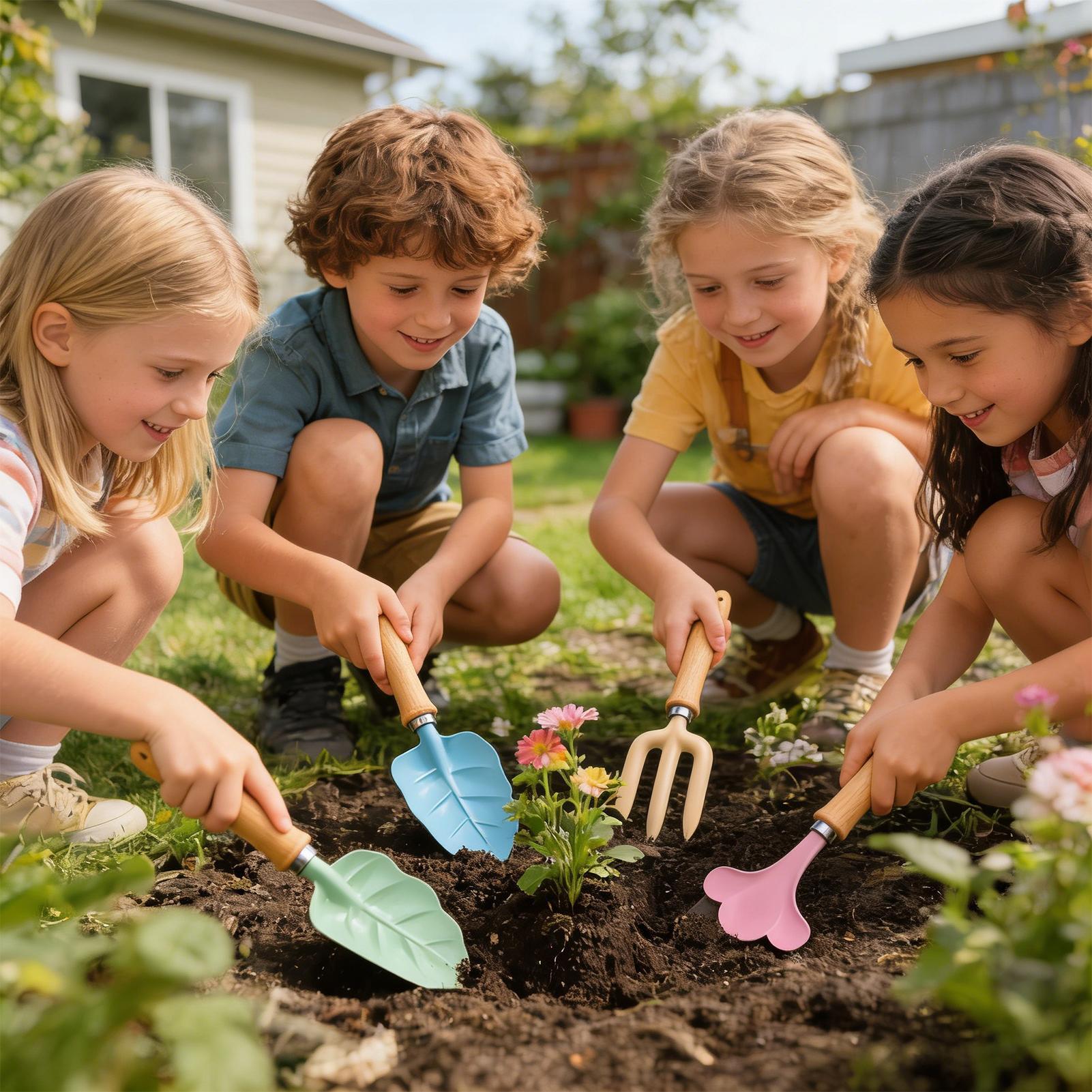 Tuinset voor kinderen, 4-delig - Kids Yard Toys recensie en prijs
