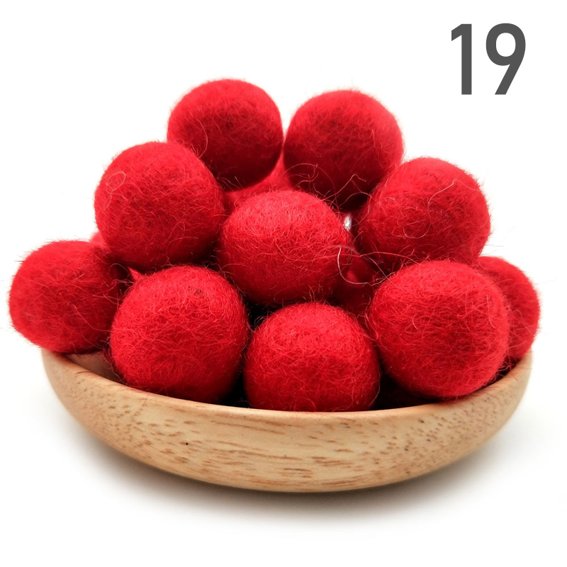 10/30 stks 2 cm Wolvilt Ballen - Kids Toys In Wholesale recensie en prijs