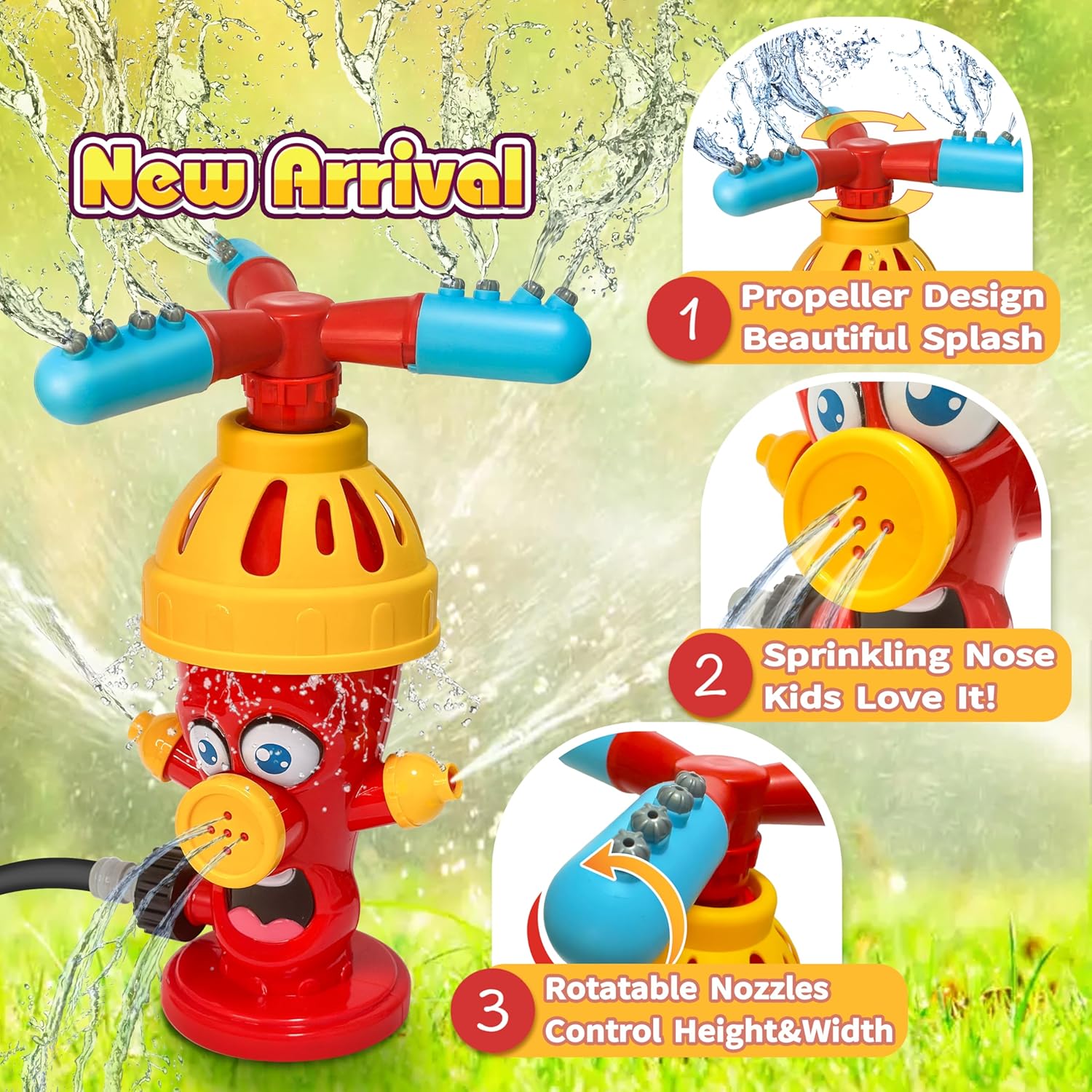 Hydrant Sprinkle Water Spray T - Kids Yard Toys recensie en prijs