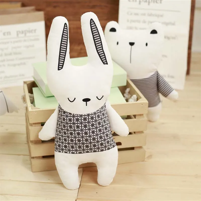Katoenen knuffelpop konijn bee - Kids Toys New Born recensie en prijs