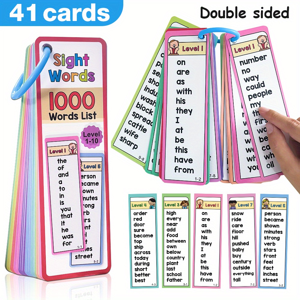 1000 zichtwoorden Flash-kaarte - Educational Flash Card recensie en prijs