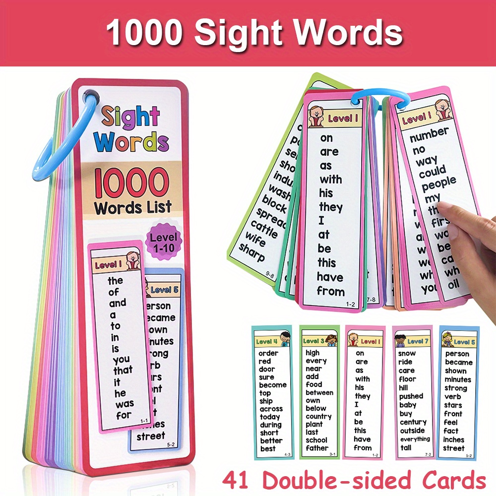1000 zichtwoorden Flash-kaarte - Educational Flash Card recensie en prijs