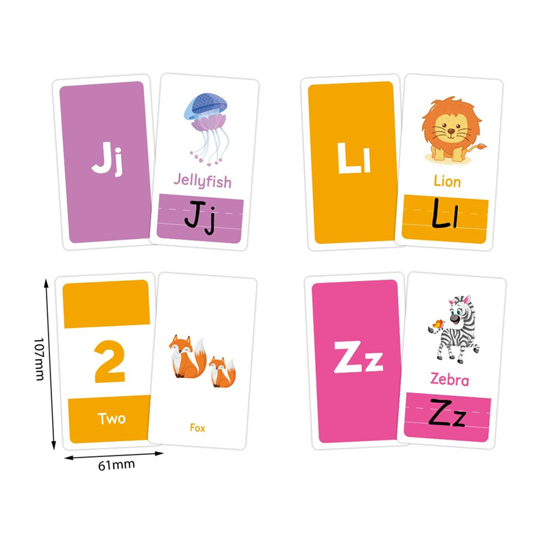58 stuks flitskaarten 26 alfab - Educational Flash Card recensie en prijs