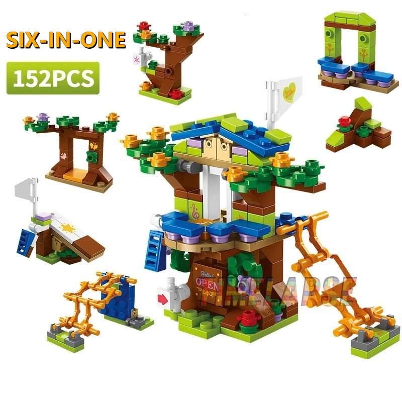 18+ 6-in-1 Boomhut Mini Model  - Kids Toys Christmas 2025 recensie en prijs