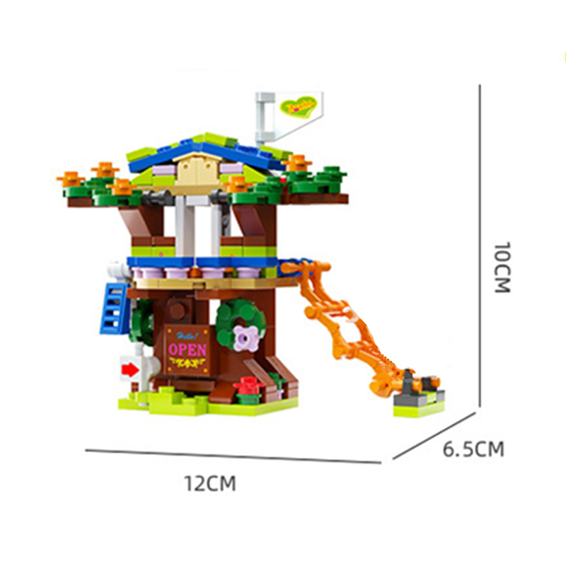 18+ 6-in-1 Boomhut Mini Model  - Kids Toys Christmas 2025 recensie en prijs
