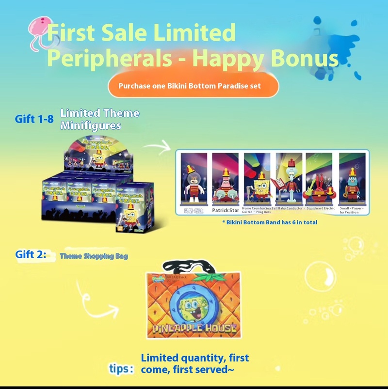 Officiële Area-X Spongebob Squ - Kids Toys Blocks recensie en prijs